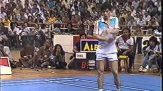 1984 Thomas Cup Badminton Final Hastomo Arbi vs Han Jian 韩健 [upl. by Lot845]