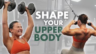 INSANE UPPER BODY WORKOUT FOR WOMEN  Krissy Cela [upl. by Shifrah]