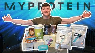 MYPROTEIN HUGE UNBOXING FOR 2020 [upl. by Juline]