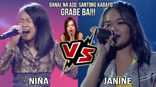 Niña Adriente VS Janine Berdin  Banal Na Aso Santong Kabayo  The Voice Kids PH 2024  TNT  ANGAS [upl. by Eskil994]