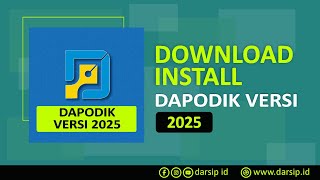 CARA INSTAL DAPODIK 2025  ONLINEOFLINE [upl. by Anovahs]