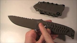 Taking A Look At The Benchmade 375 Adamas Fixed Blade [upl. by Lemak]