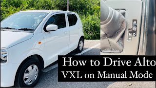 How to Drive Alto VXL AGS on Manual Mode  Tips with Complete Guide [upl. by Aerdnak]