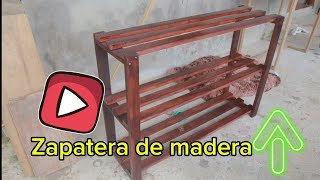 Cómo hacer una zapatera FACIL DE HACER [upl. by Debby630]