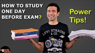 How to Study 1 Day Before Exam [upl. by Orvah]