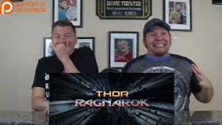 THOR RAGNAROK OFFICIAL COMIC CON TRAILER REACTION  Double Toasted Review [upl. by Karalynn]