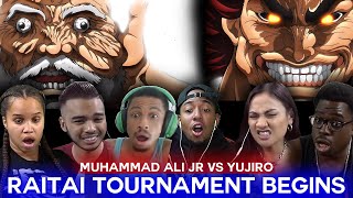 Yujiro vs Ryu Kaioh  BAKI Raitai Tournament Ep 1 Reaction Highlights [upl. by Eural]