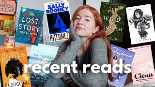 all the books i read and dnfed in october  sally rooney booktok romcoms a lil rant review [upl. by Nauqaj]