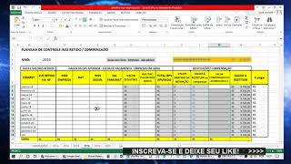 RESTITUIÇÃO INSS  PLANILHA DE CONTROLE DE CRÉDITOS E COMPENSAÇÃO [upl. by Stiles638]