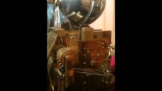 Bracket clock movement with Whittington Chime [upl. by Arihsaj]