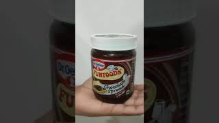 Funfoods chocolate spread  honest review  chocolate chocolatespread food cooking [upl. by Aseena]