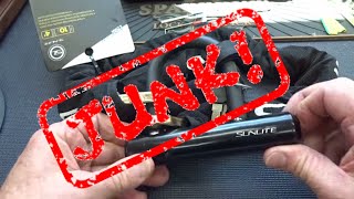 1276 Review SunLite Defender Bike Lock JUNK [upl. by Costanza207]