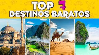 7 Mejores Lugares de Latinoamérica para VIAJAR con BAJO PRESUPUESTO 🤑🔥 [upl. by Esdnil]