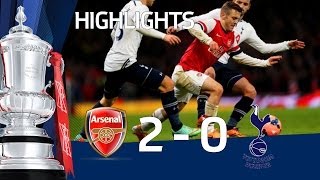 ARSENAL vs TOTTENHAM HOTSPUR 20 Official Goals amp Highlights FA Cup Third Round [upl. by Dasi943]