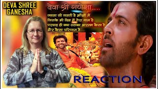 Agneepath  Deva Shree Ganesha REACTION  Hrithik Roshan  Priyanka Chopra [upl. by Llehsad]