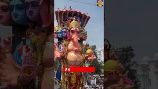 Mumbai Ganesh Chaturthi Mumbai Biggest festival😍 facts dharmgyaan [upl. by Ynnelg]