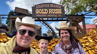 GOLD RUSH  Drayton Manors NEWEST Rollercoaster [upl. by Deeyn476]