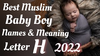 Muslim Boy Baby Names Start H letter  Beautiful Arabic Names [upl. by Addiel]