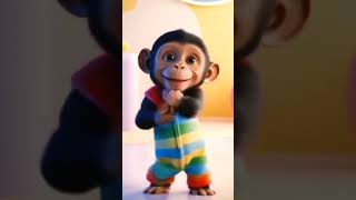 smart monkey dance monkey cute [upl. by Zuliram]