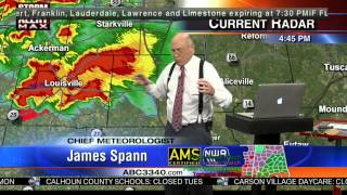 April 28 2014 Tornado CoverageABC 3340 4530 pm [upl. by Robinet]