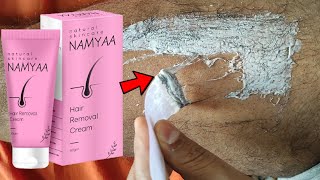 How To Use Namyaa Hair Removal Cream  Namyaa Hair Removal Cream Review [upl. by Essam]