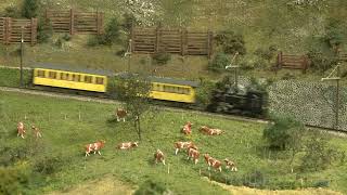 The Great Model Railroad Museum in Switzerland  Chemins de fer du Kaeserberg [upl. by Ahsilif]