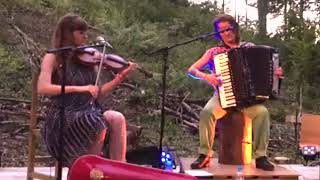 TRADITIONAL CLOG DANCE with Accordion and Violin  Hannah James and Claudia Schvab [upl. by Nnazil]