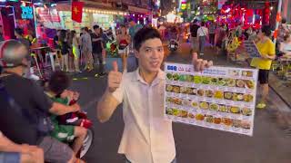 Walking street Ho Chi Minh City Vietnam [upl. by Wj]