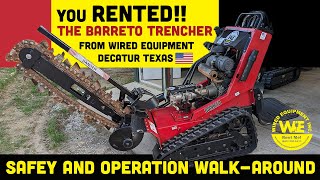 You Rented the Barreto Trencher from Wired Equipment in Decatur Texas [upl. by Raquel886]