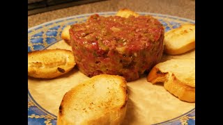 Steak tartar como preparar la original receta de cocina style [upl. by Dione]