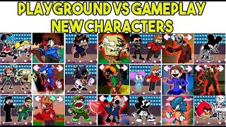 FNF playground vs gameplay new character kbh games [upl. by Adamski263]