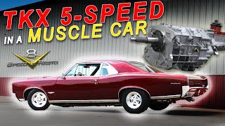 Tremec TKX 5Speed Manual Transmission Conversion at V8 Speed and Resto Shop [upl. by Eaj]