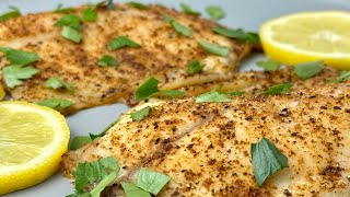 Healthy Air Fryer Tilapia no oil or breading [upl. by Strohben]