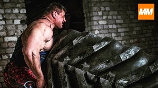 SUPER STRONGMAN  Zydrunas Savickas Powerlifting Training  Muscle Maximum [upl. by Ssor]