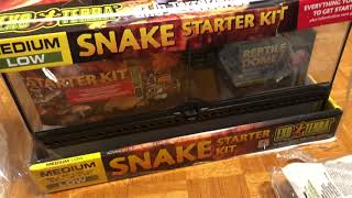 REHOMED CORN SNAKE  Exo Terra Snake Starter Kit [upl. by Maharg]