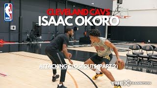 NBA Workout w Cleveland Cavaliers Isaac Okoro  Attacking Closeouts Part 2 [upl. by Nylaret156]