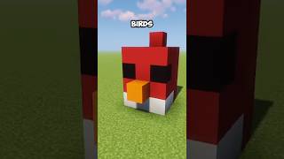 How to Make Angry Birds in Minecraft angrybirds [upl. by Keele617]