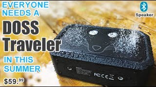 DOSS Traveler Outdoor Speaker SoundCheck amp Waterproof Test [upl. by Killoran439]