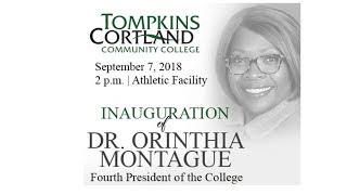 Inauguration of Dr Orinthia Montague [upl. by Kilam160]