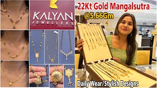 Kalyan Jewellers 22Kt Gold Mangalsutra Designs With Price Latest Gold Mangalsutra Designs 2023 [upl. by Weiner463]