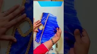 New Trending Blouse Sleeves Design Cutting✂️ and Stitching for beginnerspuff Sleeves 2024 viral [upl. by Lesna]