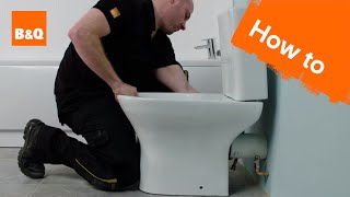 How to install a closecoupled toilet [upl. by Aisel102]