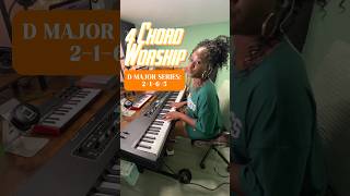 4 CHORD WORSHIP D MAJOR SERIES • 2165 desaraedeemusic worshippianotutorial musiclessons [upl. by Arraeic]