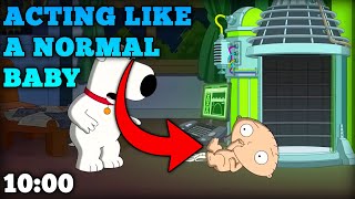 Ten Minutes of Stewie Acting Like a Baby  Family Guy [upl. by Alabaster]