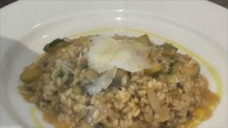 MUSHROOM RISOTTO  theitaliancookingclasscom [upl. by Aillimac]