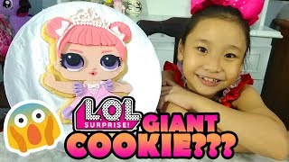 LOL Surprise Doll  GIANT LOL Cookie DIY [upl. by Kragh]