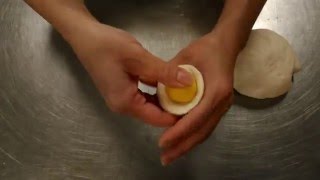 How to fill a salted egg custard bun [upl. by Poll]