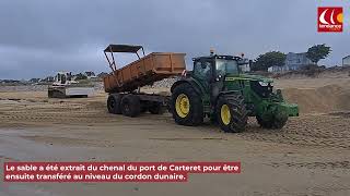 À BarnevilleCarteret le boulevard maritime est en danger [upl. by Abehsile]