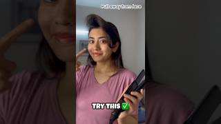 Use your straightener the right way Puffy Curtain effect😍✅ hairhacks hair shorts hacks [upl. by Oluap]