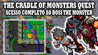 Tibia  Acesso completo ao boss The monster e Ingol isle The cradle of monster quest [upl. by Shermie610]